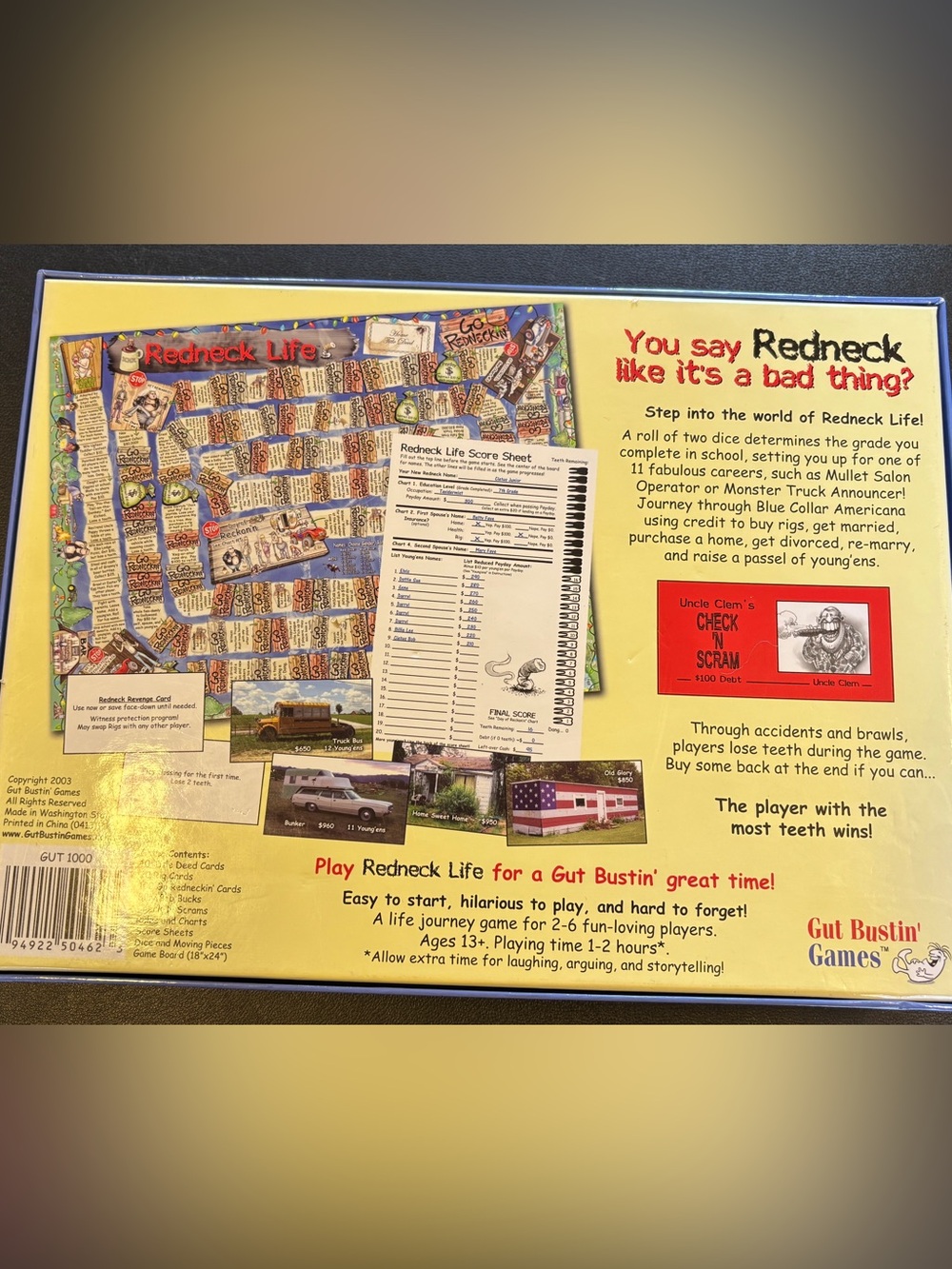 Redneck Life Board Game - Picture 2 of 9
